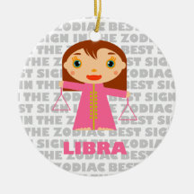 Welcome Libra Zodiac Baby! Christmas Ornament