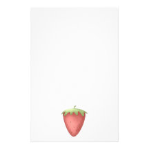 Welcome Spring · Strawberry Customized Stationery