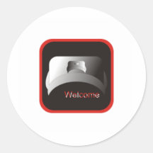 welcome sticker