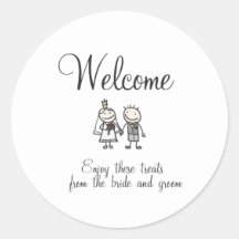 welcome sticker