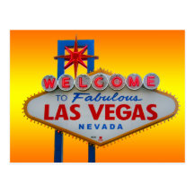Welcome to Las Vegas Postcard