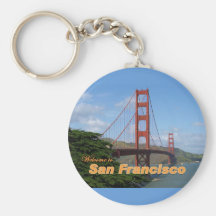 Welcome to San Francisco - Golden Gate Bridge Keychains