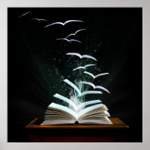 Welcome to the magical world of reading! posters