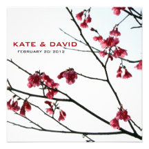 Welcoming Spring/Oriental Zen All-Occasion Flora Custom Invite