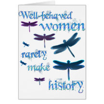 Well-behaved Dragonflies Card