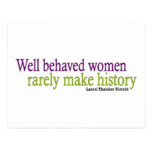 Well Behaved Women  Post Cards