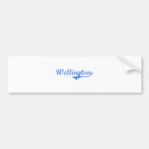 Wellington Maryland Classic Design Bumper Sticker