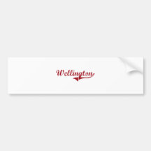 Wellington Ohio Classic Design Bumper Stickers