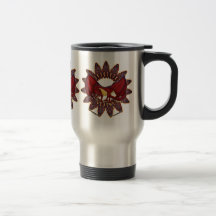 Welsh dragon knotwork mugs