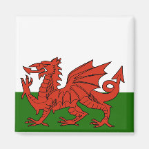Welsh Flag Magnets