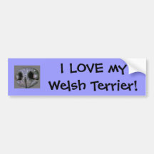 Welsh Terrier Bumper Sticker