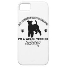 WELSH TERRIER daddy dog designs iPhone 5 Case