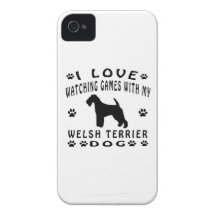 Welsh Terrier Dog Design Case-Mate iPhone 4 Case