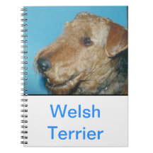 Welsh Terrier Dog Notebook