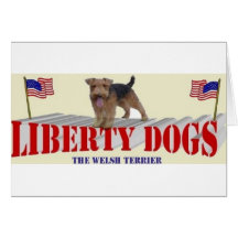 Welsh Terrier Greeting Card