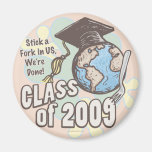 We're Done 2009 Graduation Shirt Gifts Fridge Magnets