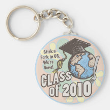 We're Done Class of 2010 Gear by Mudge Keychain