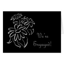 we're engaged greeting cards