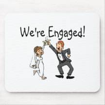 We're Engaged Mousemat