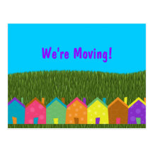 We're Moving! Announcement Card Postcard