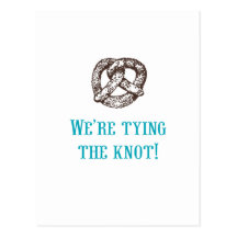 We're tying the knot! Postcard