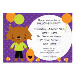 Werewolf Halloween Party Custom Invitation