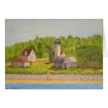 West Chop Lighthouse-Martha's Vineyard Card