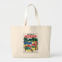 West Coast of Mexico Guaymas, Mazatlan, Guadalajar Tote Bag