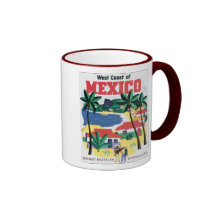 West Coast of Mexico Guaymas, Mazatlan, Guadalajar Mugs