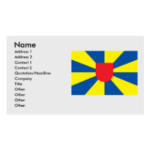 west flanders, Belgium Business Card Template