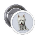 West Highland Terrier Button