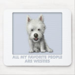 West Highland Terrier Favourite Mouse Mat