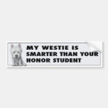 West Highland Terrier Honour Bumper Sticker