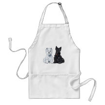 West Highland White & Scottish Terriers Aprons
