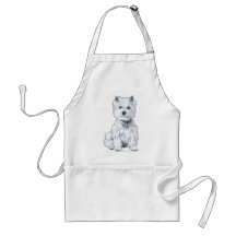 West Highland White Terrier Apron