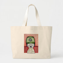 West Highland White Terrier at the Salon Tote Bag