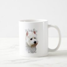West Highland White Terrier Dad 2 Coffee Mugs