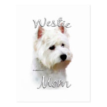 West Highland White Terrier Mum 2 Post Cards