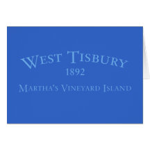 West Tisbury Incorporated 1892 Card
