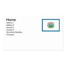 WEST VIRGINIA BUSINESS CARD