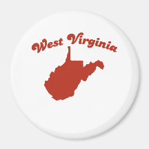 WEST VIRGINIA Red State Magnets
