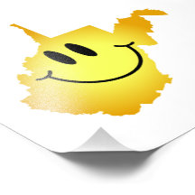 West Virginia Smiley Face Art Photo