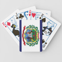 West Virginia State Flag 1863 Playing Cards