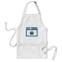 West Virginia State Flag Apron