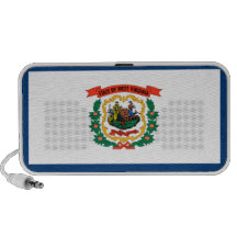 West Virginia State Flag iPod Speakers