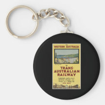 Western Australia by Trans-Australian Railway Key Chains