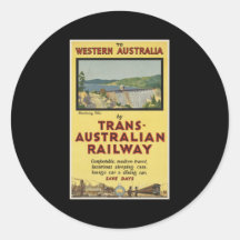 Western Australia by Trans-Australian Railway Stickers