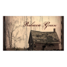 western farmhouse customisable country boutique business card template