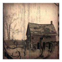 western farmhouse customisable country Wedding Photo Art