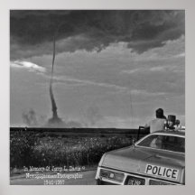 Western Kansas Tornado Poster